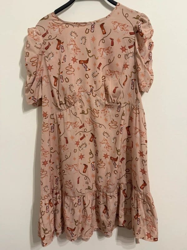 New Look New Look Western Print Smock Mini Dress – UK 14 - Cowboy - Occasion - Hen Party - Summer - 1