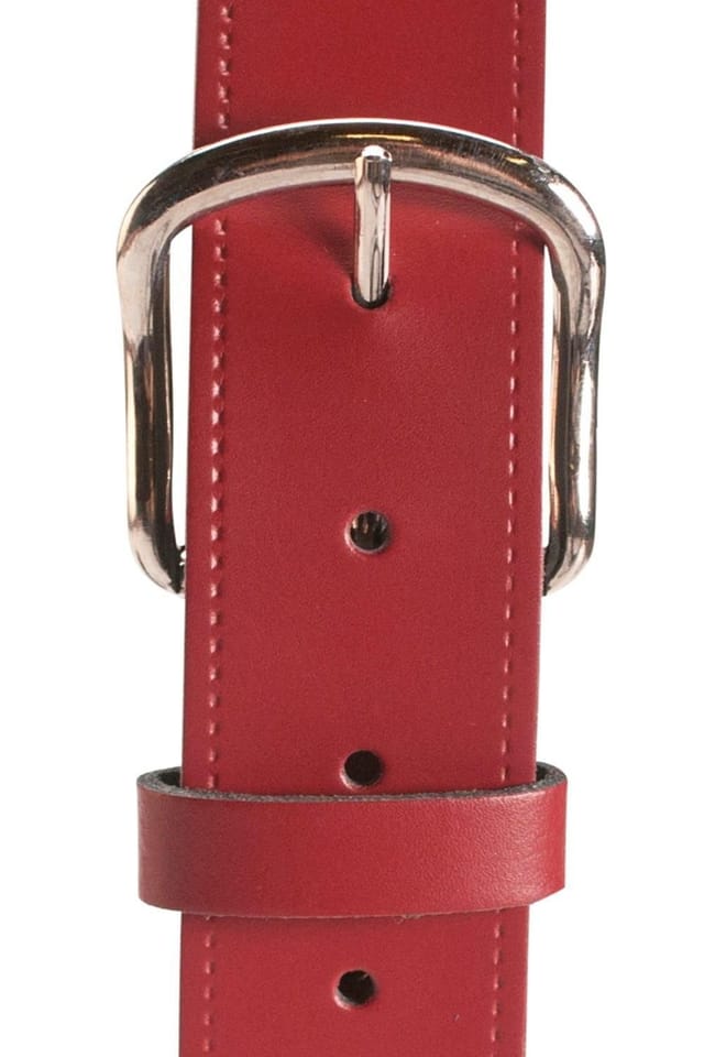 Hawkdale Hawkdale Men's 1.5" Genuine Leather Belt in Red - 2