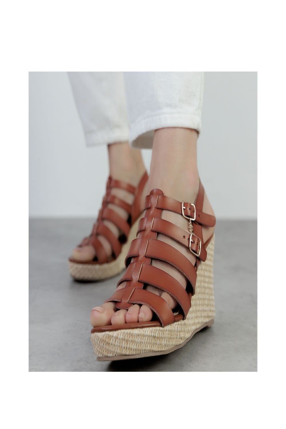 Moda In Pelle Moda In Pelle Women's 'Keelie' Porvair Wedges in Tan - 2