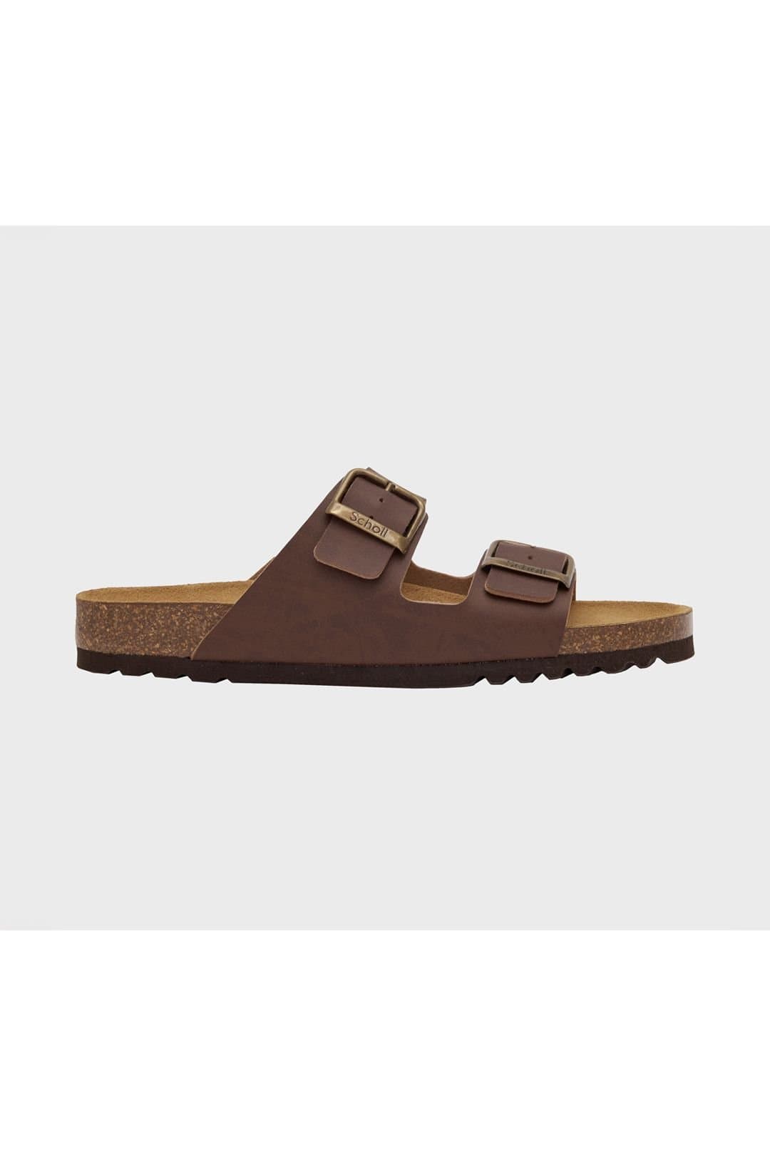 Scholl Scholl Men's Andrea 2 Strap Sandal Brown in Tan