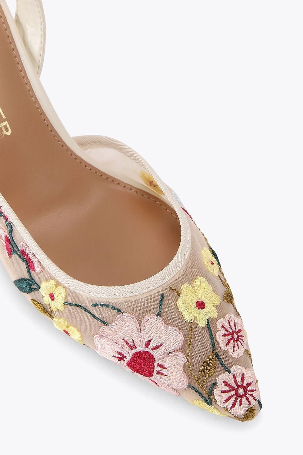 KG Kurt Geiger KG Kurt Geiger Women's 'Aria Low2' Fabric Heels in White - 4