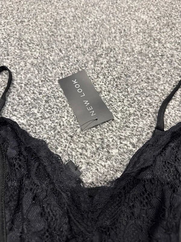 New Look New look ladies lacy body black size 14 BNWT