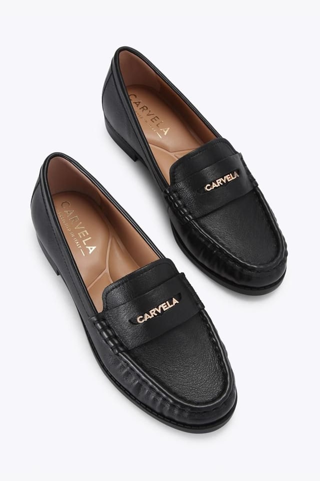 Carvela Carvela Women's 'Avanti Loafer' Leather Flats in Black - 2