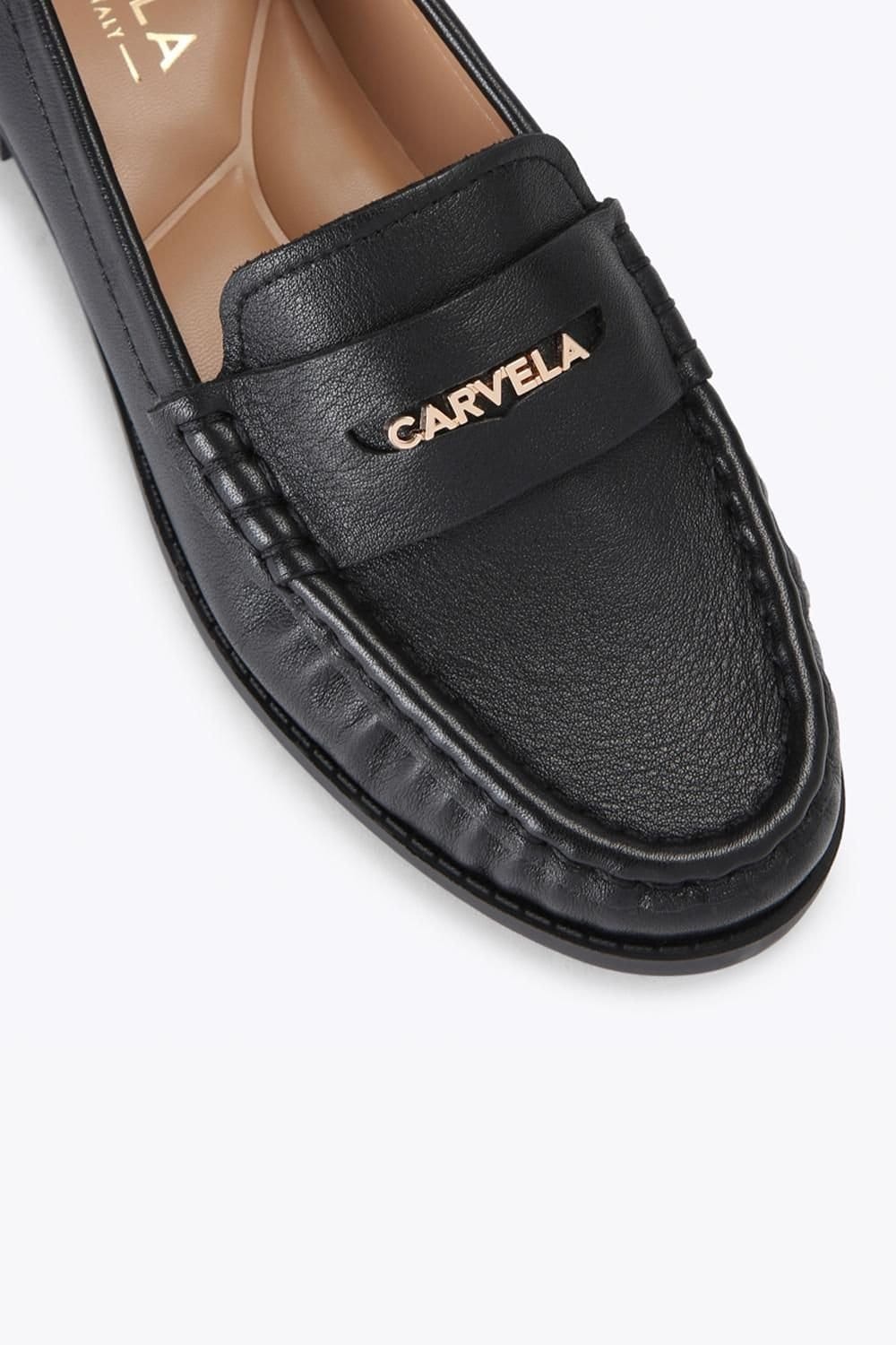 Carvela Carvela Women's 'Avanti Loafer' Leather Flats in Black - 4