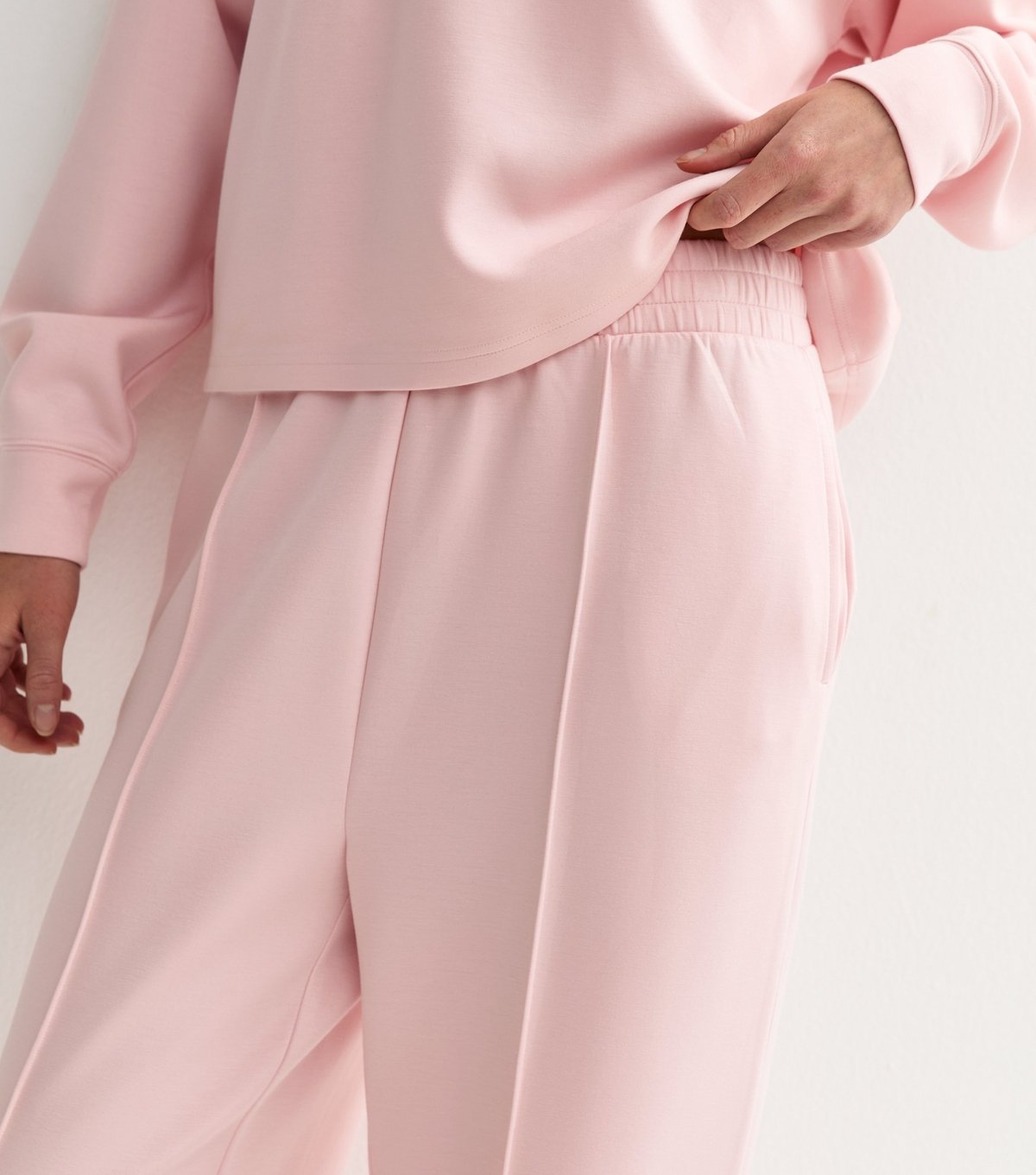 New Look Women's Premium Light Pink Jersey Joggers New Look - 2