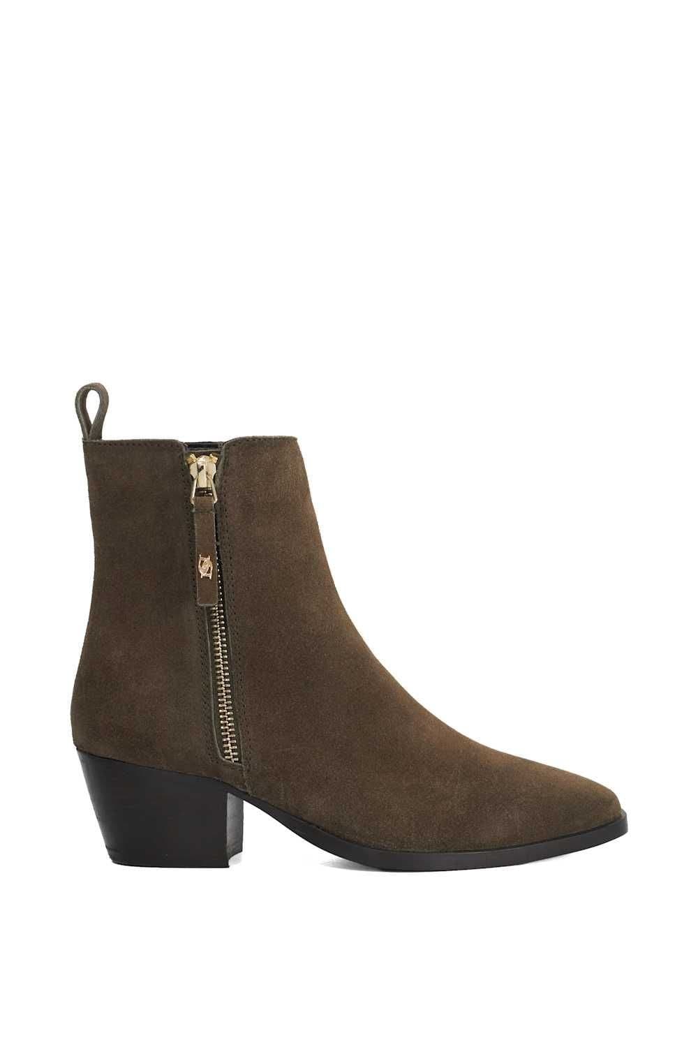 Dune London Dune London Women's 'Paxy' Suede Ankle Boots in Green