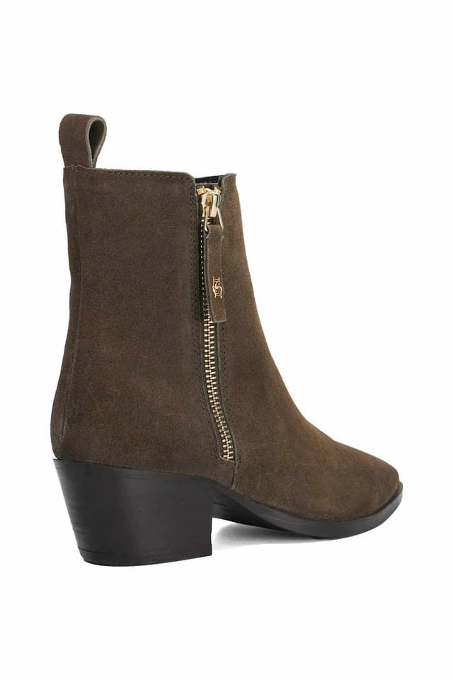 Dune London Dune London Women's 'Paxy' Suede Ankle Boots in Green - 3