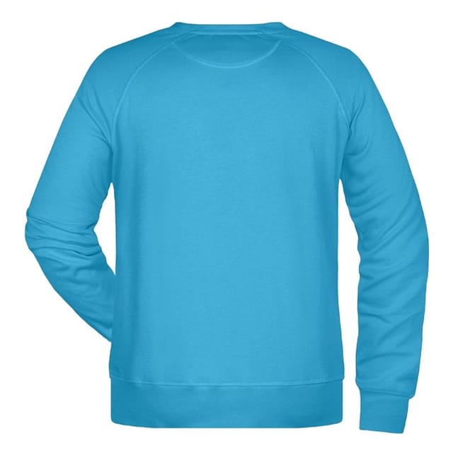 James and Nicholson James and Nicholson Men's Plain Sweatshirt in Turquoise - 2