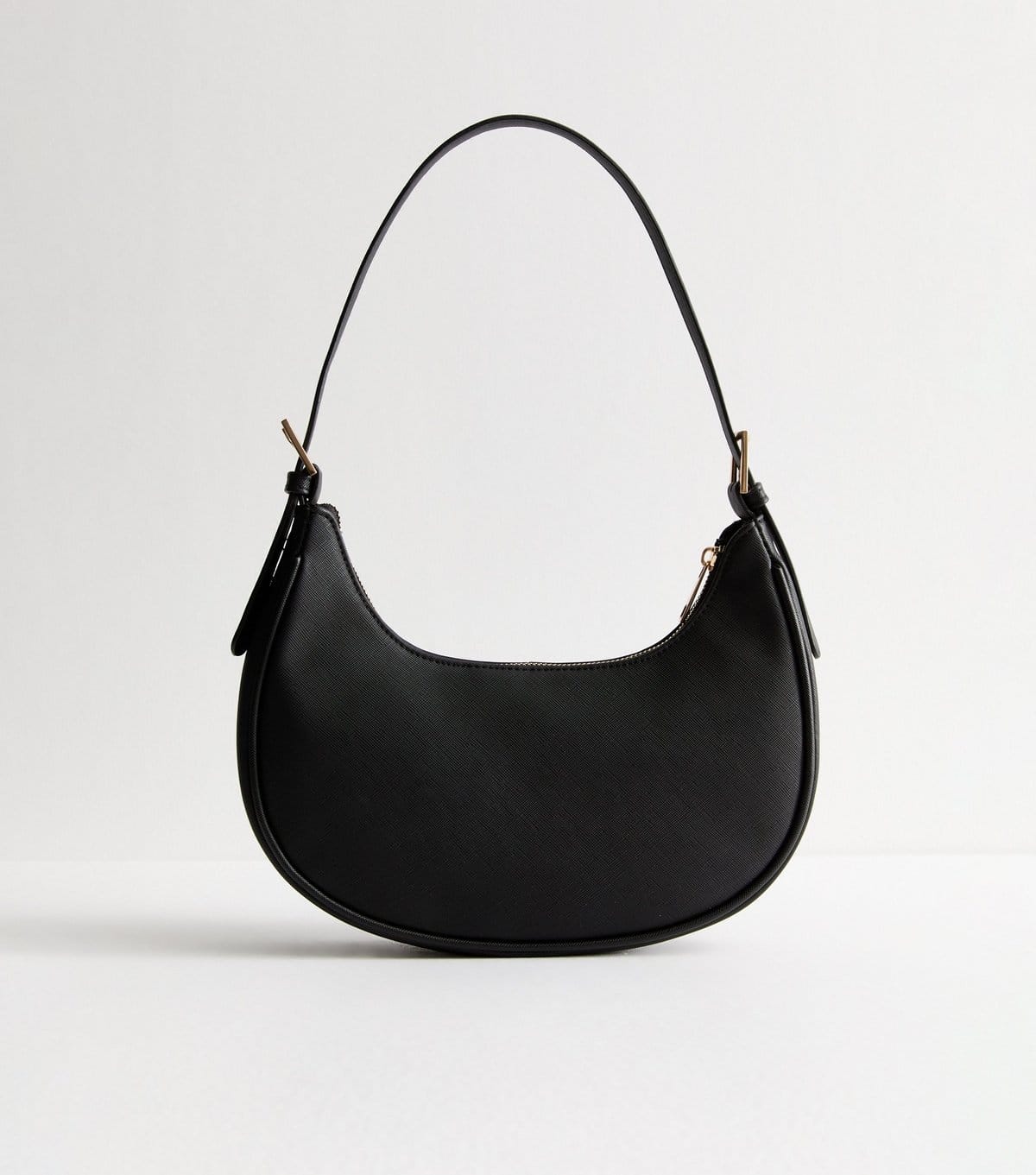 New Look Black Faux Leather Shoulder Bag New Look - 4