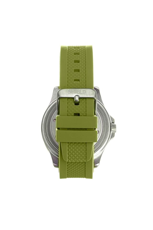 Shield Shield Men's Freedive Strap Watch with Date in Green - 2