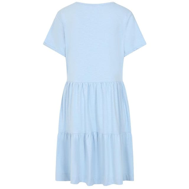 Lazy Jacks Lazy Jacks Women's Tiered Dress in Baby Blue - 2