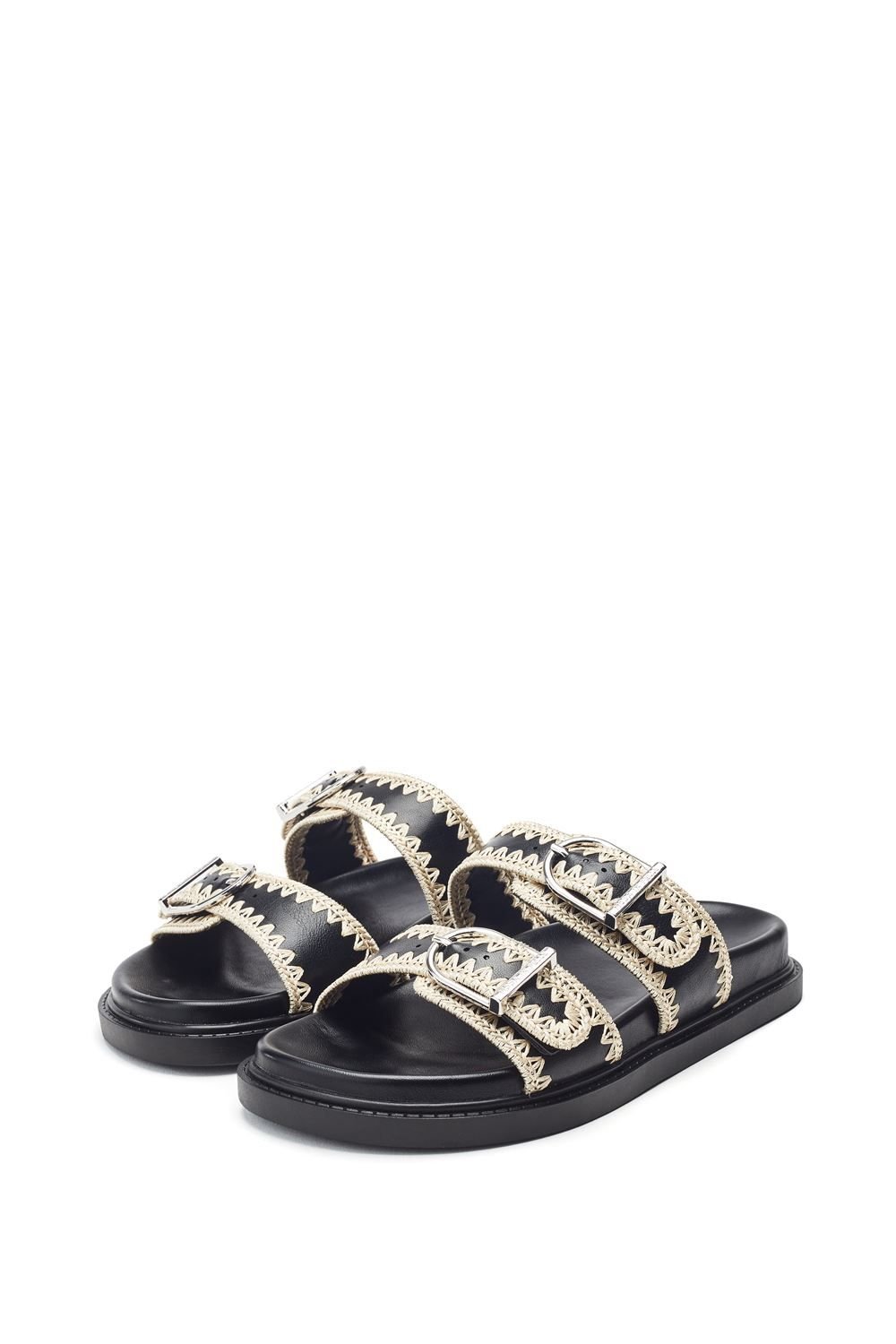 Moda In Pelle Moda In Pelle Women's 'Kerriki' Porvair Sandals in Black - 2