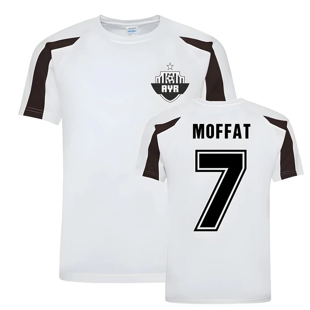 Ayr United Ayr United Men's Michael Moffat Sports Training Jersey in White