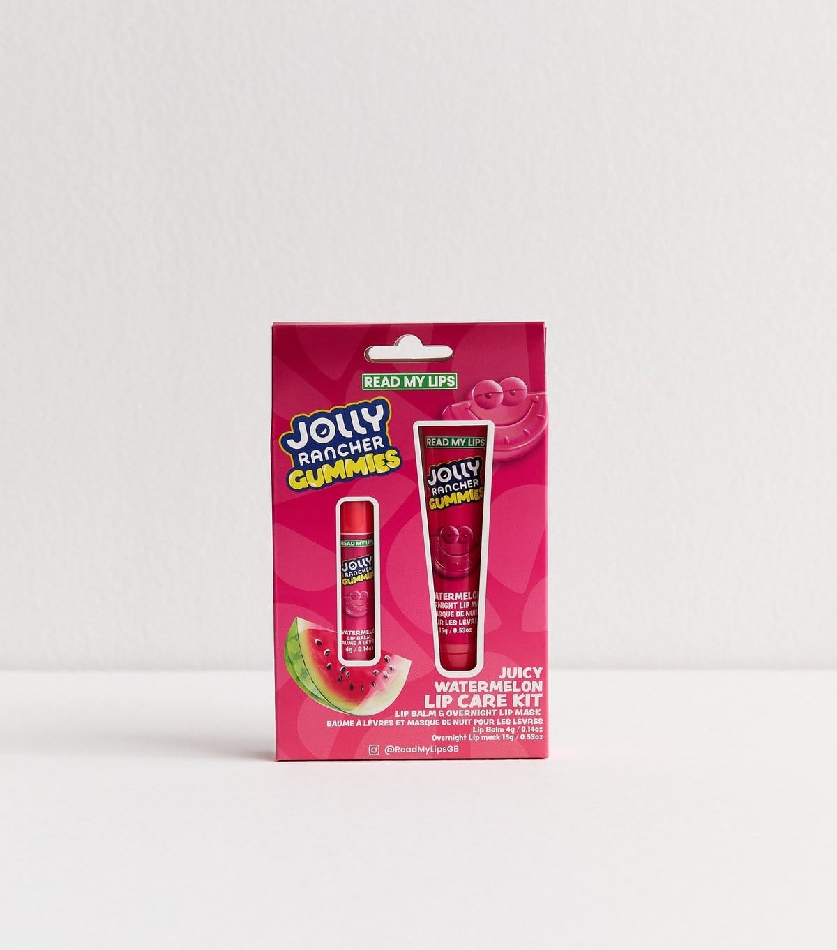 New Look Jolly Ranches Gummies Pink Watermelon Lip Care Kit New Look - 1