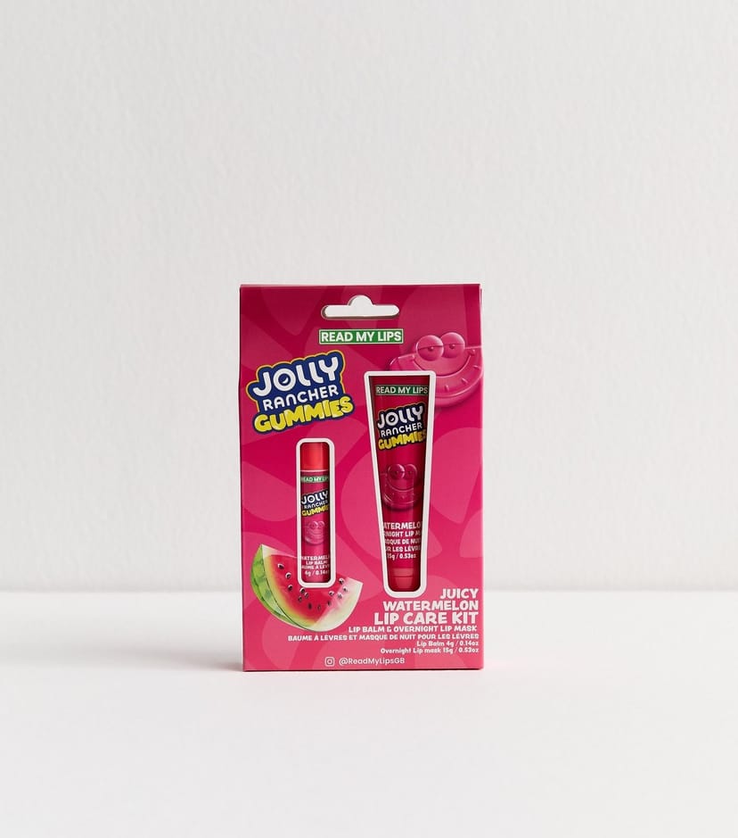 New Look Jolly Ranches Gummies Pink Watermelon Lip Care Kit New Look - 1