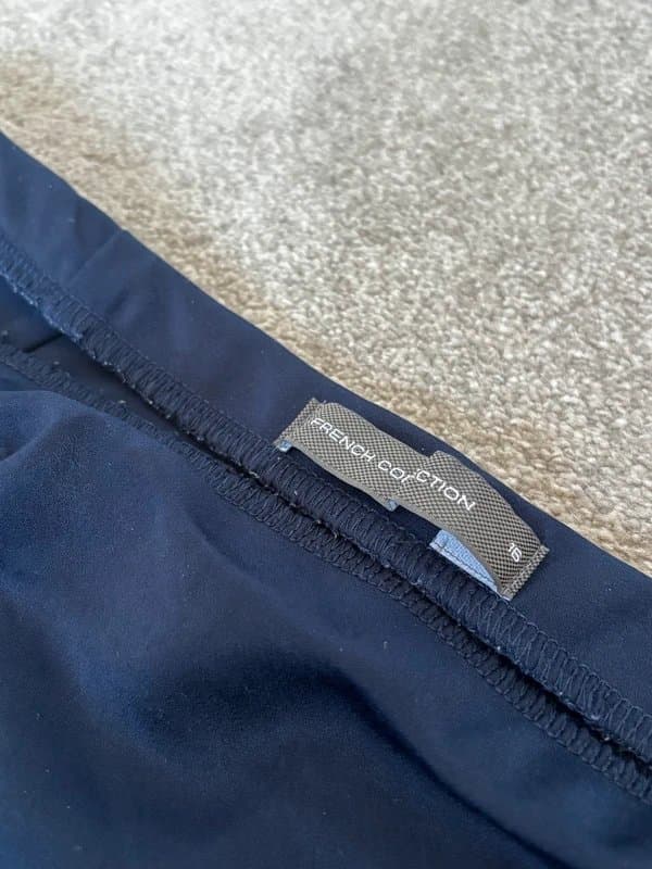 New Look New Look Navy Satin Midi Skirt