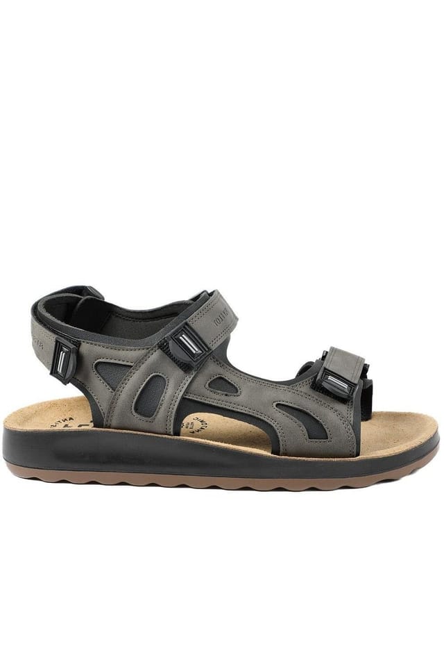 Fly Flot Fly Flot Men's FlyFlot Anatomic Adjustable Fit Sandals in Grey - 2
