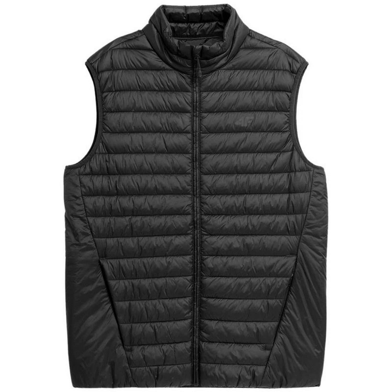 4F 4F Men's SS23TDJAM082 Body Warmer in Black