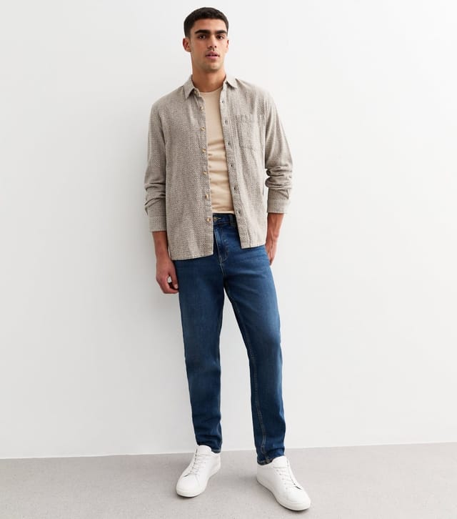 New Look Men's Stone Muscle Fit T-Shirt New Look - 3