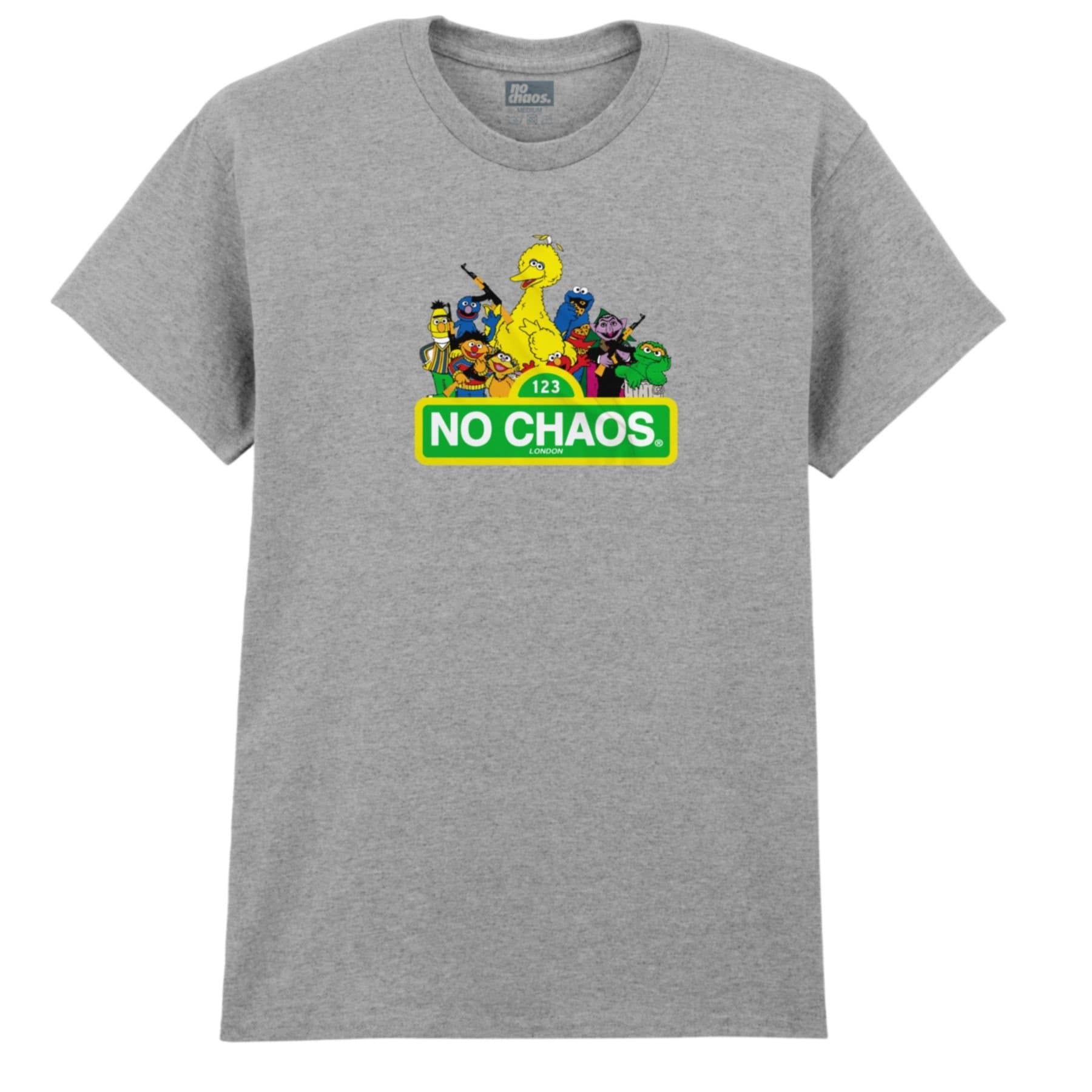 No Chaos No Chaos Men's Street T-Shirt in Grey