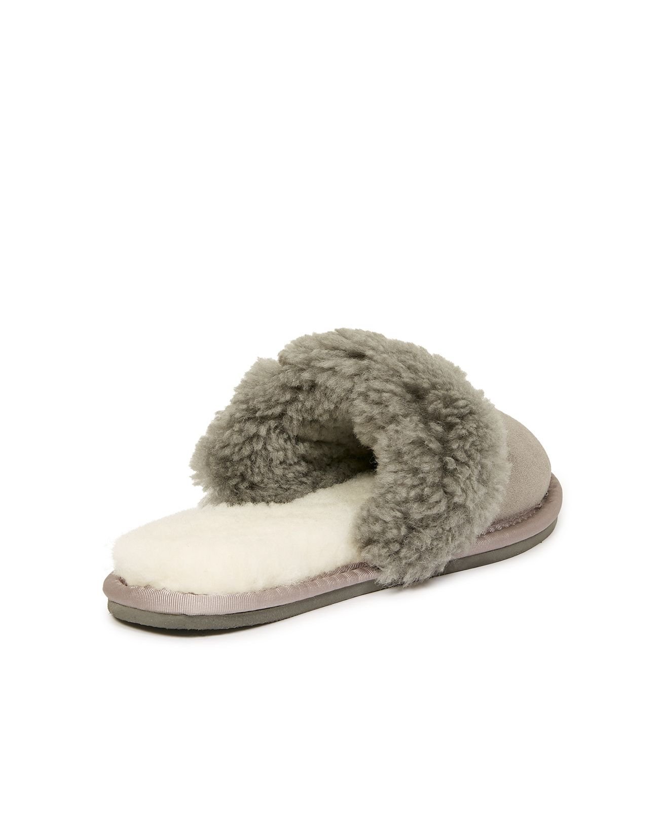 Celtic & Co Celtic & Co Women's Turnback Mules in Light Grey - 2