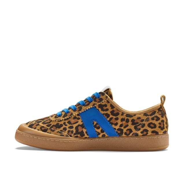 Clarks Clarks Women's Coralea Lace Leopard Print Combination Trainers in Brown - 2