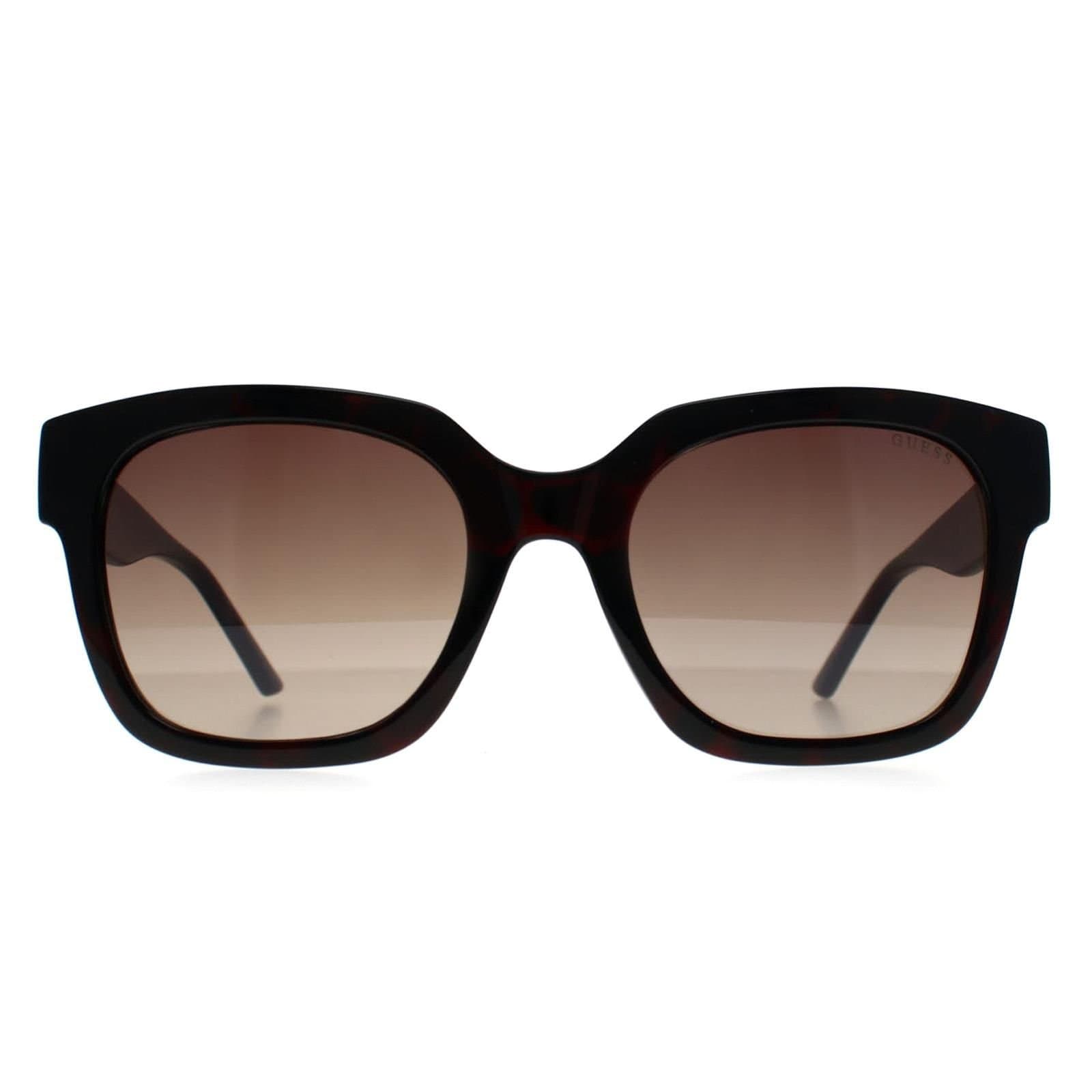 GUESS Guess Women's Square Dark Havana Brown Gradient GF6128