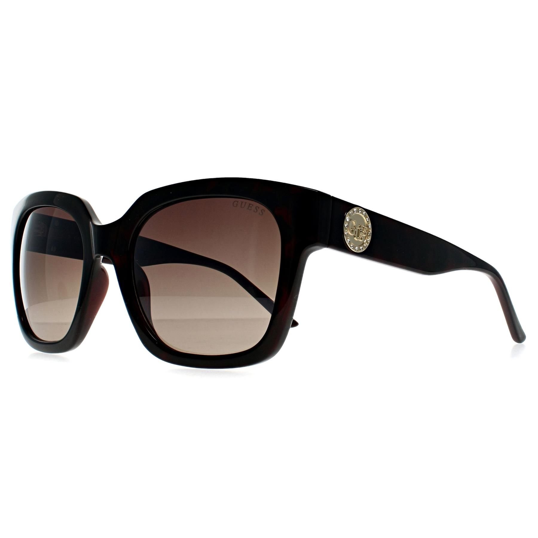 Guess Guess Women's Square Dark Havana Brown Gradient GF6128 - 2