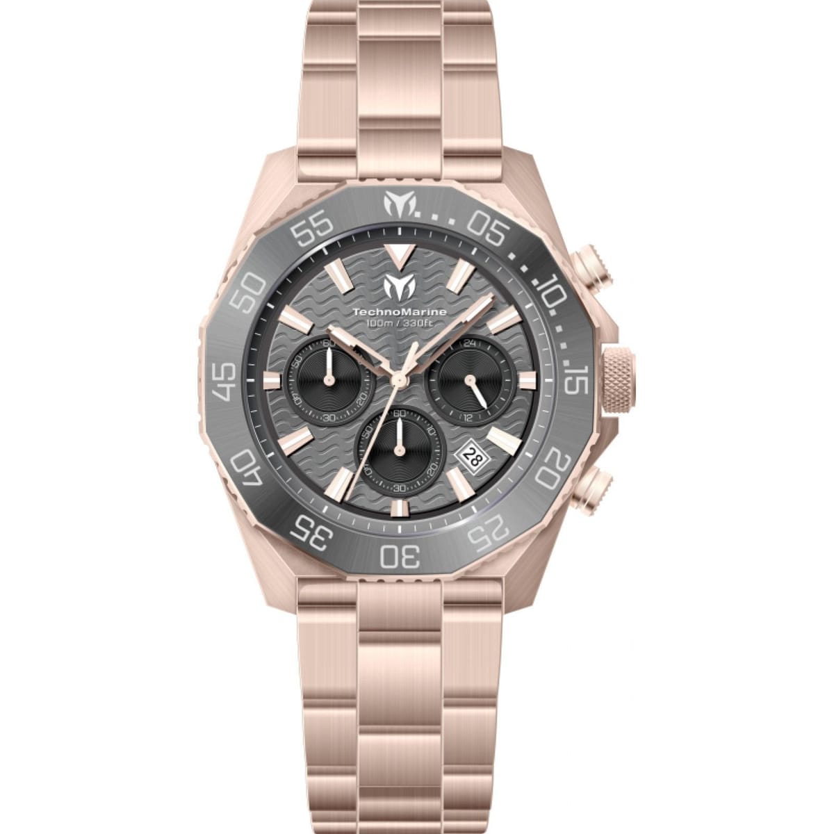 TechnoMarine TechnoMarine Men's TM-225087 44mm Quartz Watch in Rose Gold - 1