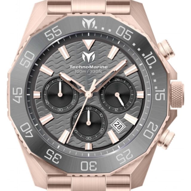 TechnoMarine TechnoMarine Men's TM-225087 44mm Quartz Watch in Rose Gold - 2