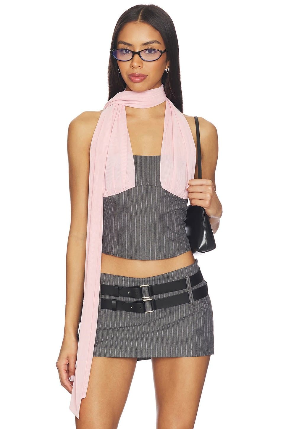 revolve Revolve Multi Striped Crop Top