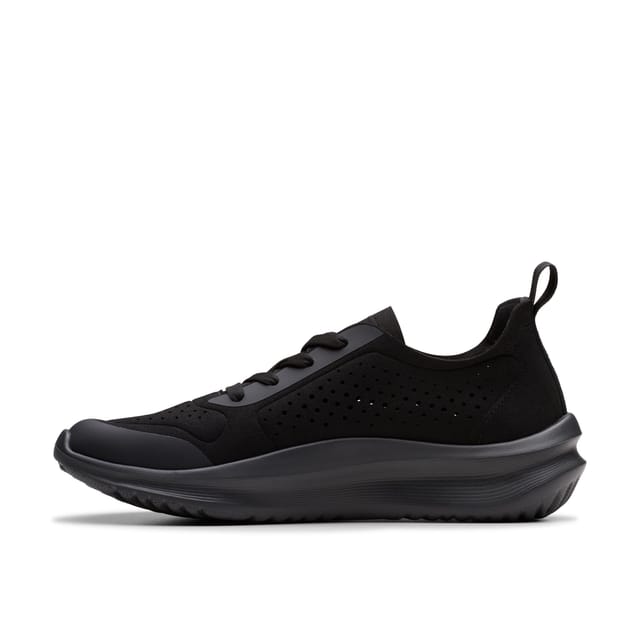 Clarks Clarks Women's Solevana Tie Black Trainers - 2