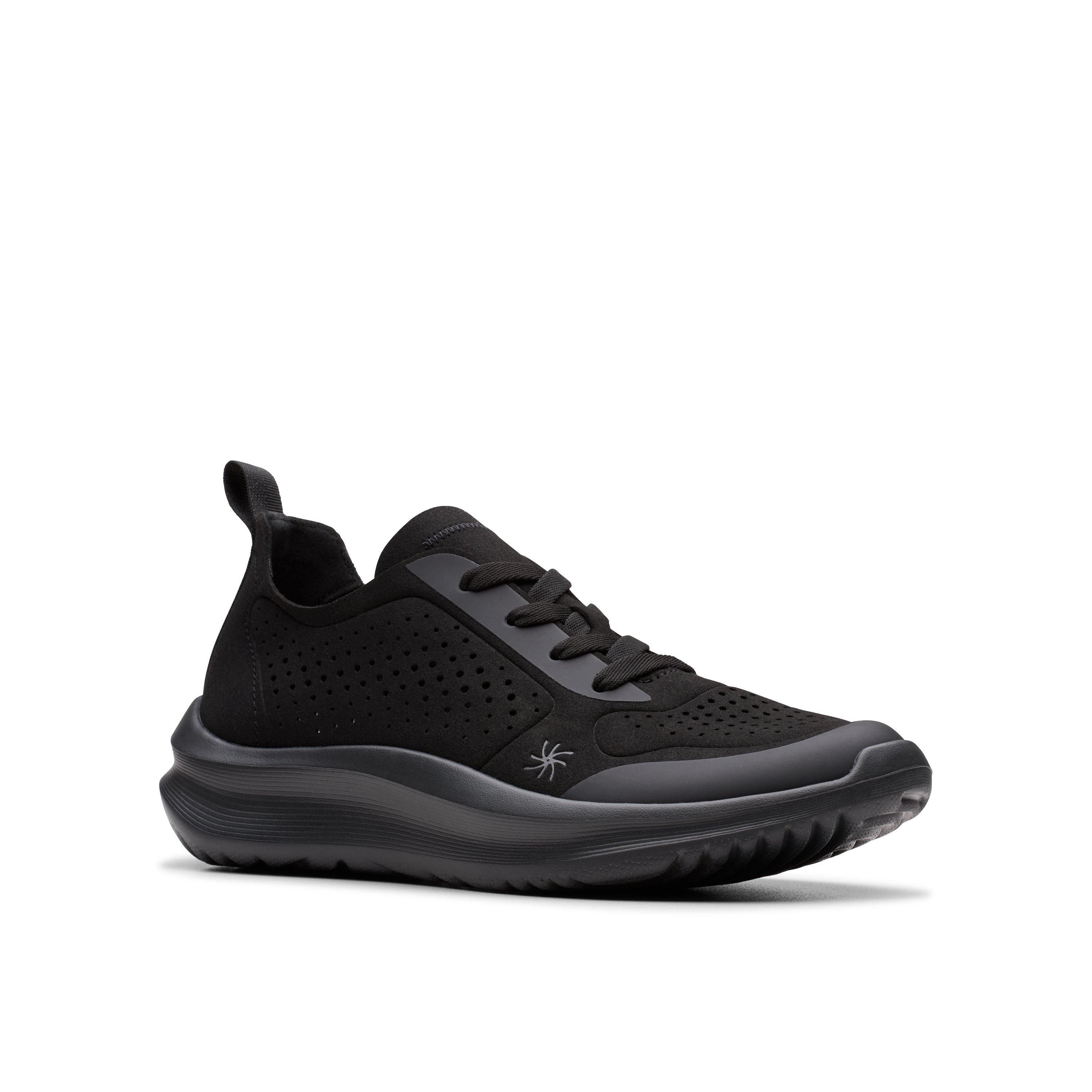Clarks Clarks Women's Solevana Tie Black Trainers - 4
