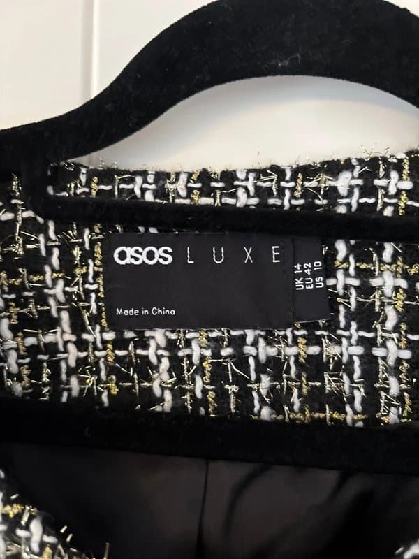 Asos luxe ASOS luxe cropped jacket