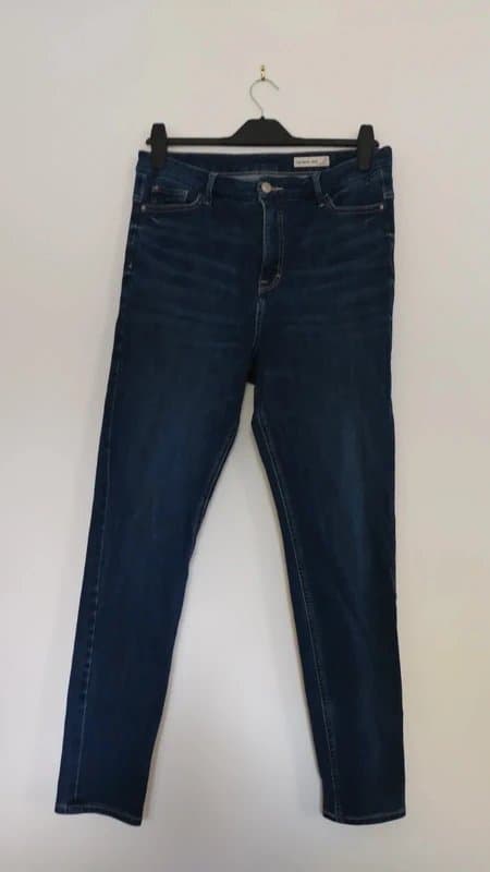 Marks & Spencer M&S The Magic Jean - Medium Indigo - Size 16 Long - high rise waist