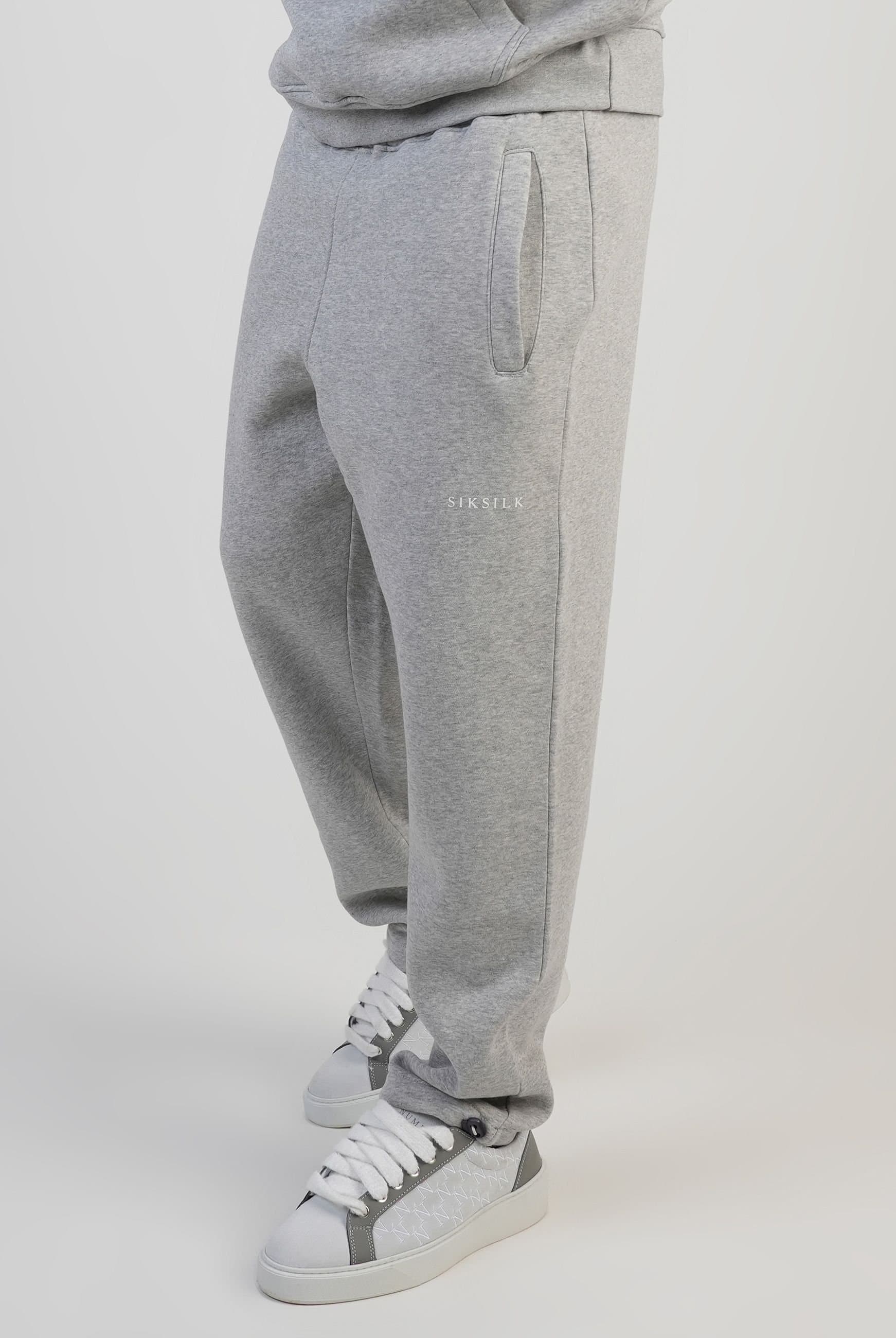 SikSilk SikSilk Men's Track Pants in Grey