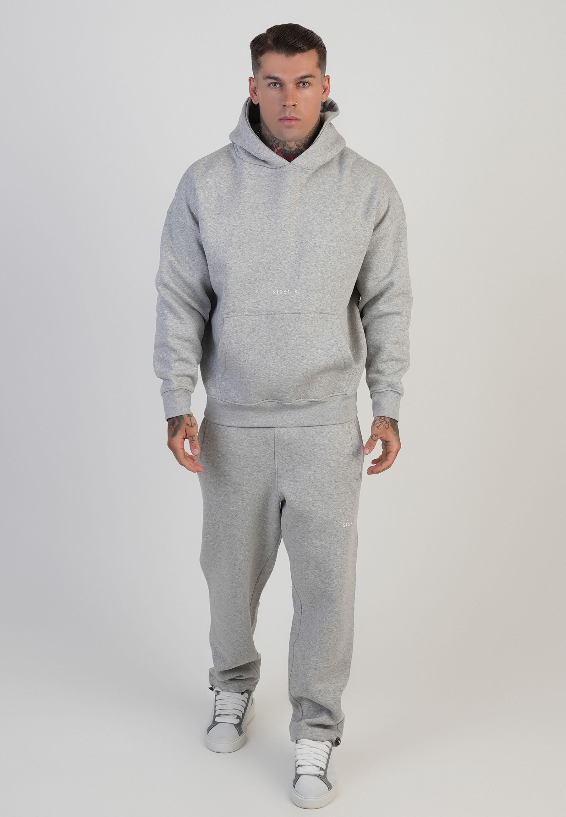 SikSilk SikSilk Men's Track Pants in Grey - 4