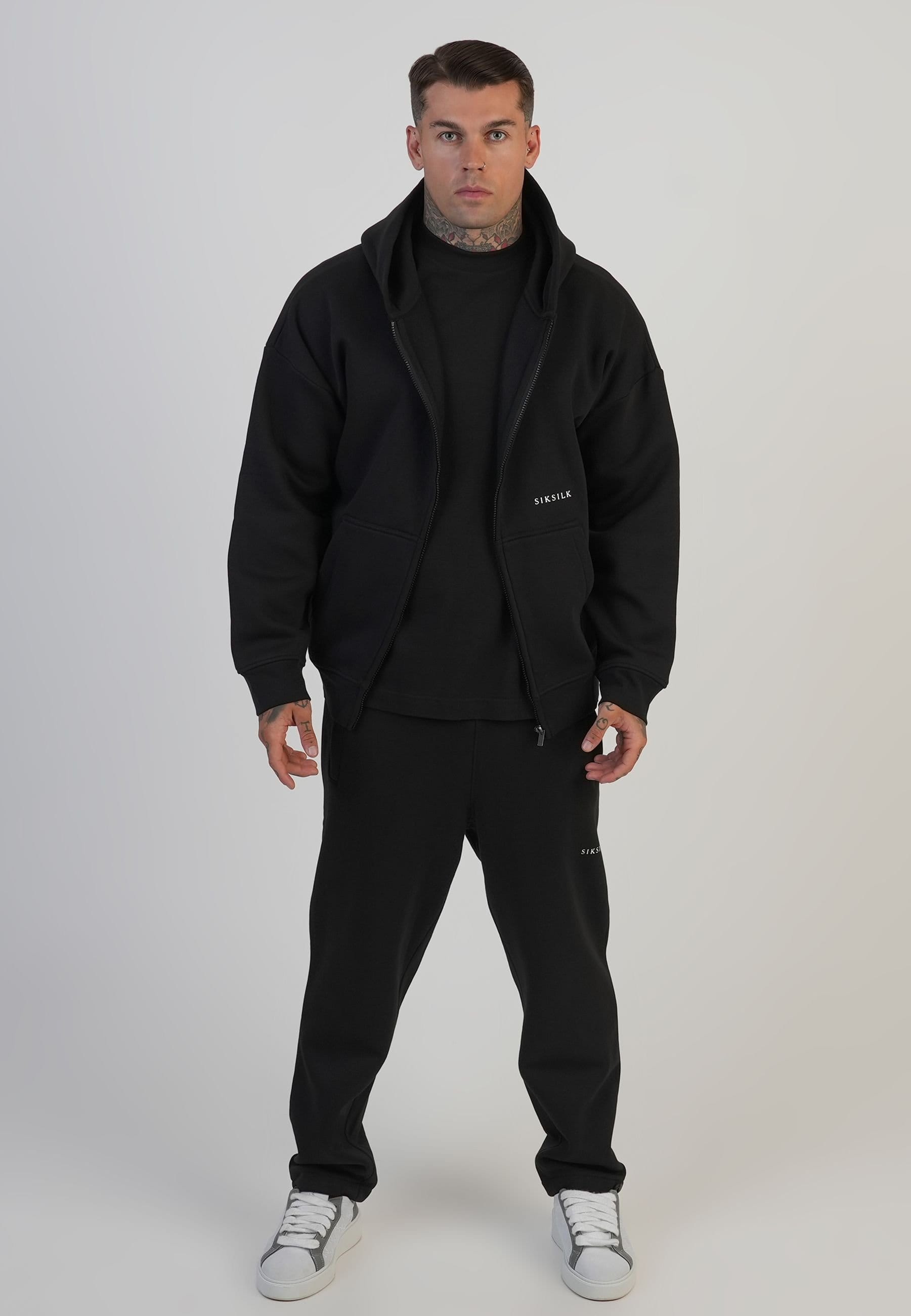 SikSilk SikSilk Men's Track Pants in Black - 4