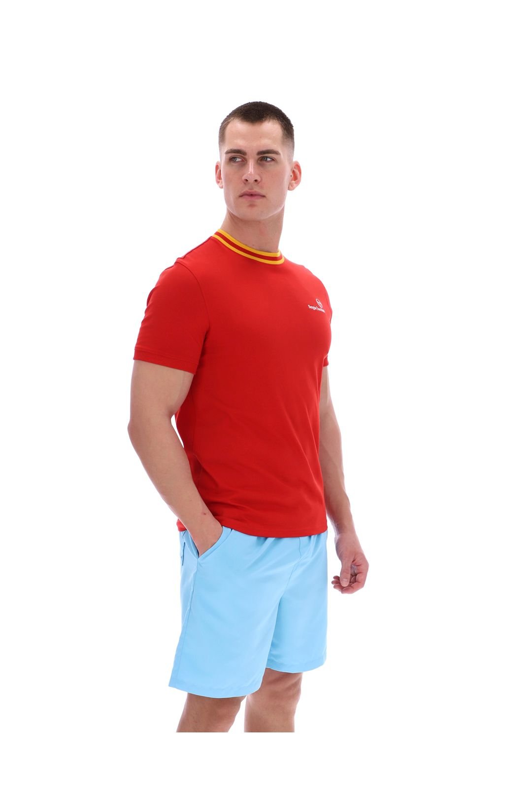 Sergio Tacchini Sergio Tacchini Men's Rainer FC T-Shirt Red - 3