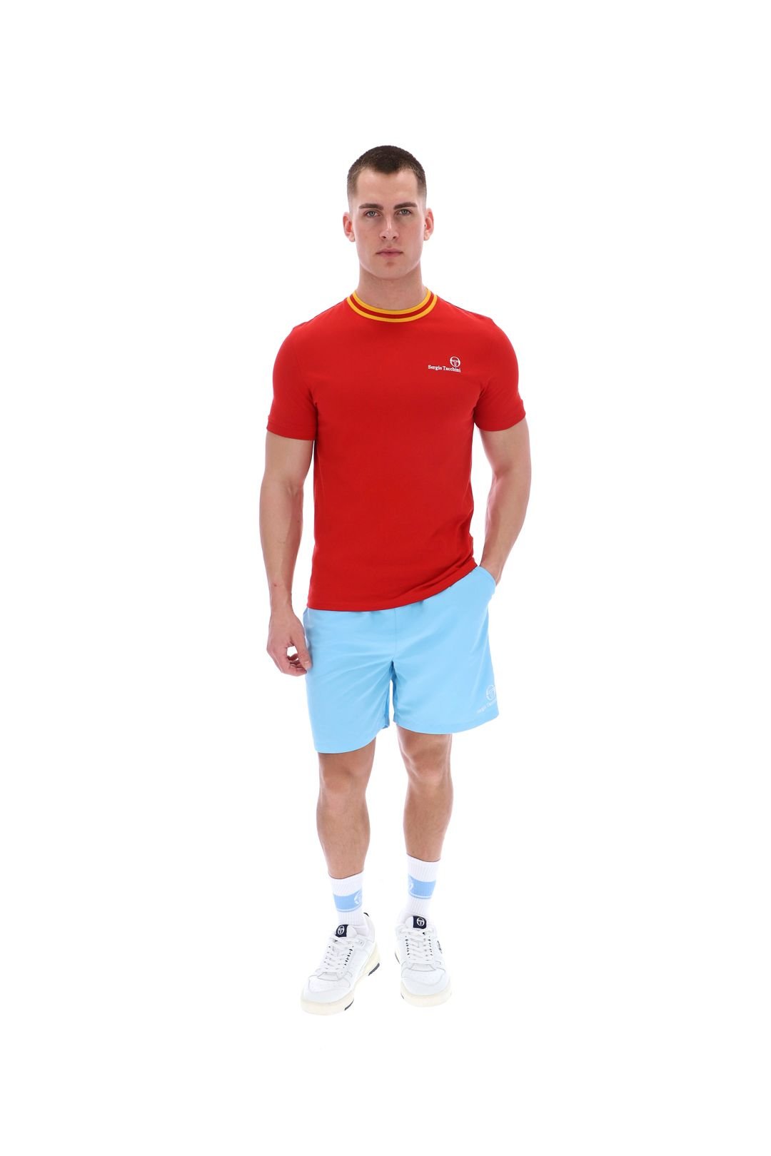 Sergio Tacchini Sergio Tacchini Men's Rainer FC T-Shirt Red - 4