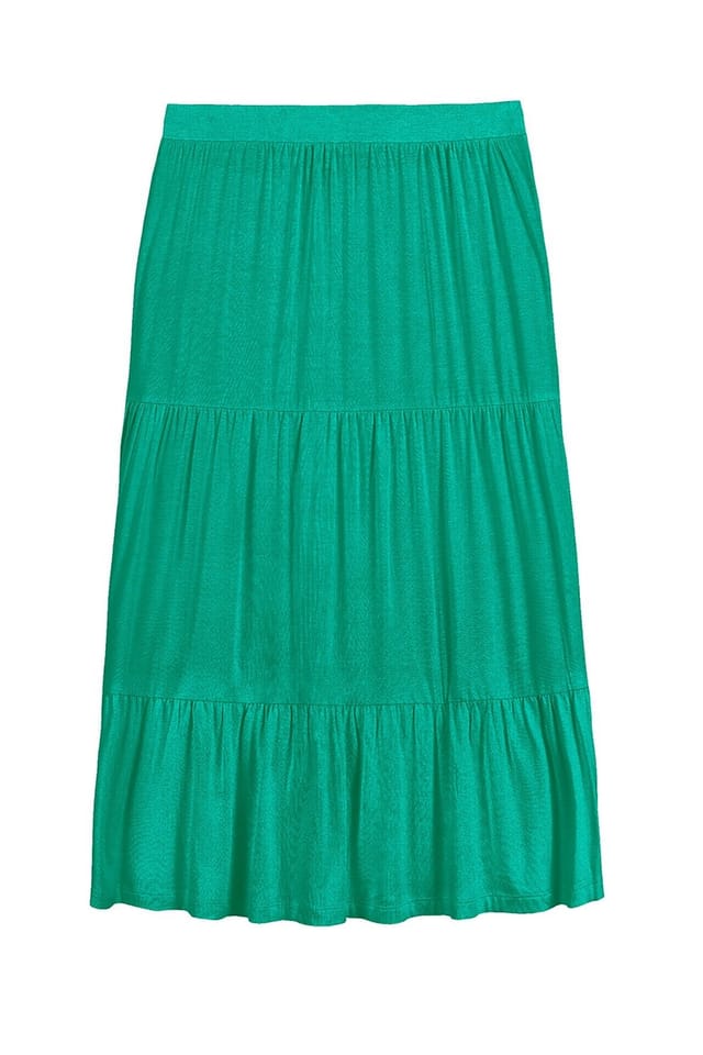Kettlewell Kettlewell Women's Effie Tiered Skirt in Turquoise - 2