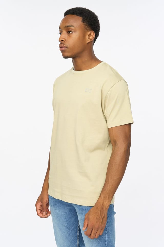 Duck&Cover Duck&Cover Men's Trimlines Heavy T-Shirt in Light Green - 3