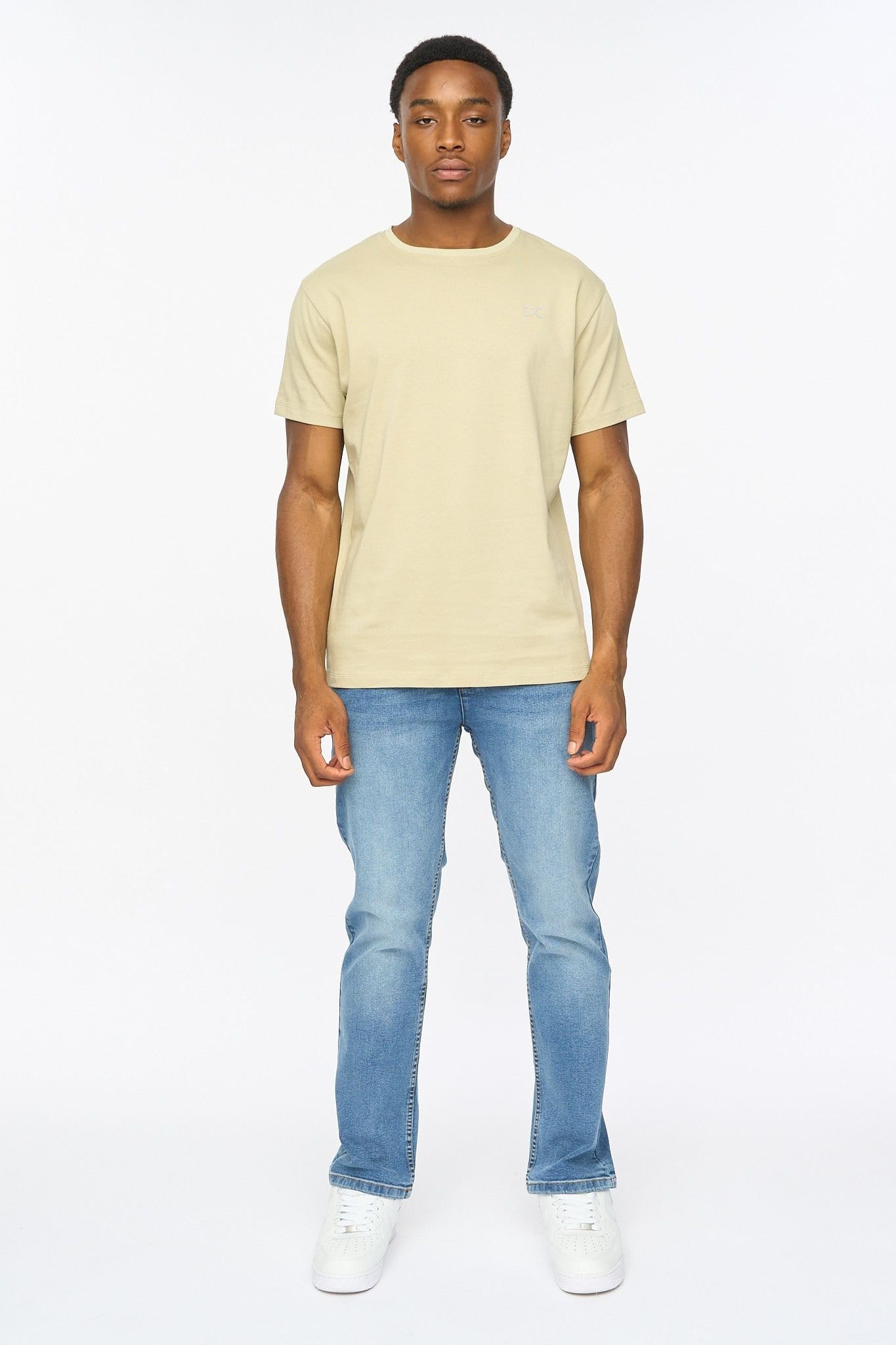Duck&Cover Duck&Cover Men's Trimlines Heavy T-Shirt in Light Green - 4