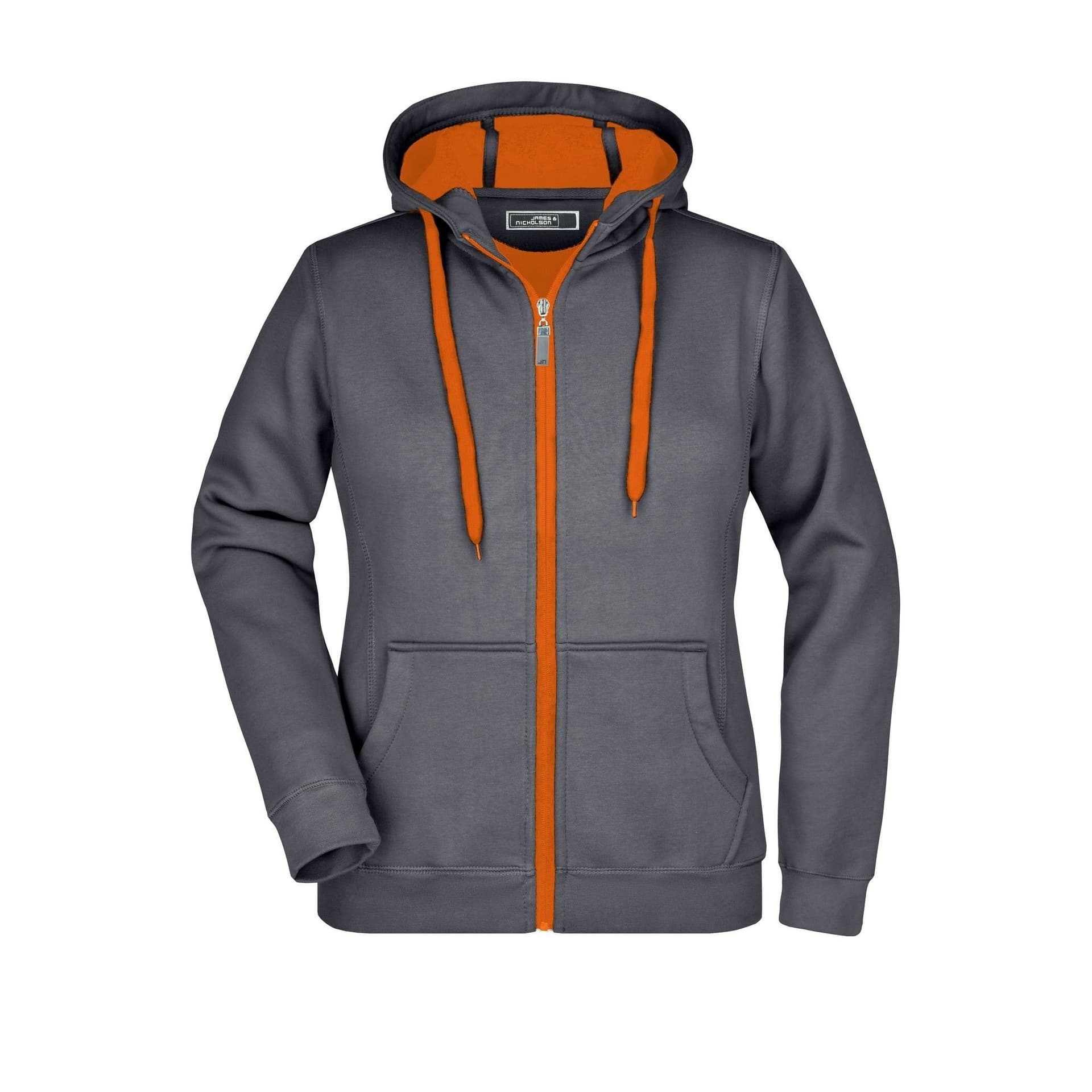 James and Nicholson James and Nicholson Women's Double-Face Jacket in Dark Grey