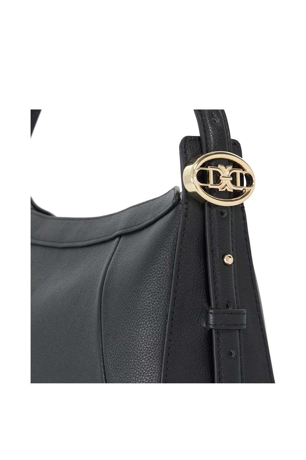 Dune London Dune London Women's 'Decorage' Leather Cross Body Bag in Black - 4