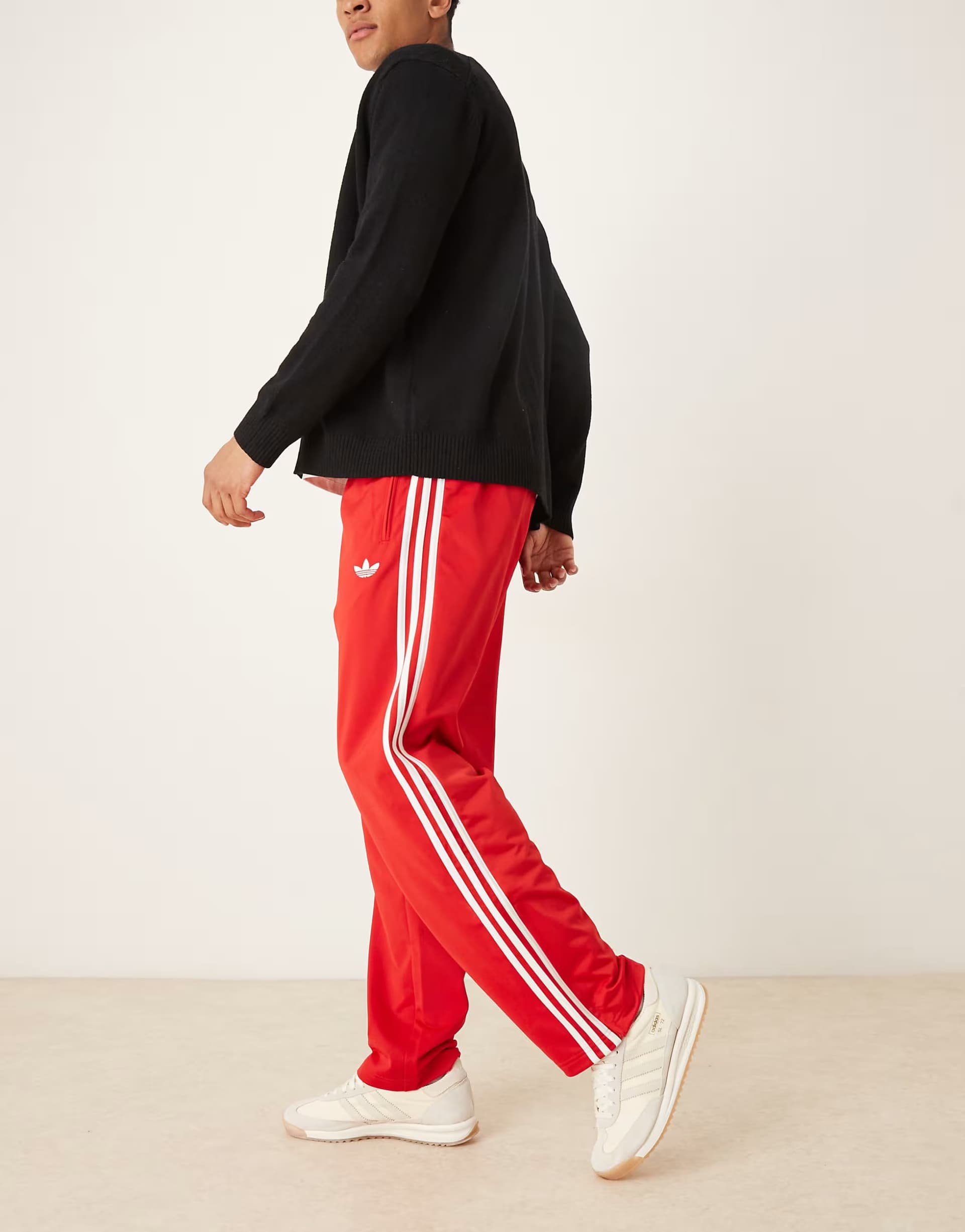 ASOS adidas Originals Firebird track pants in red