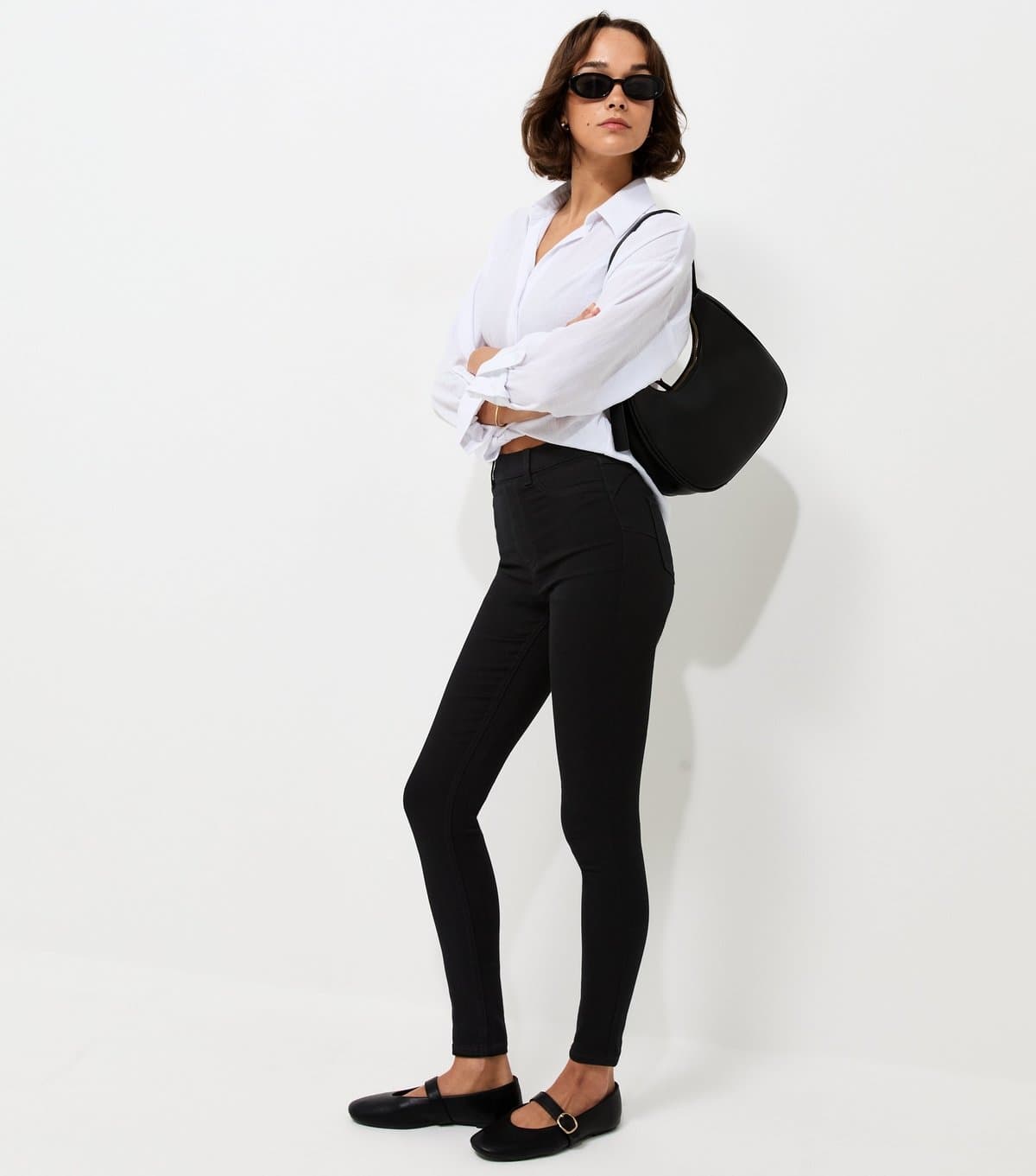 New Look Women's Black Lift & Shape Emilee Jeggings New Look