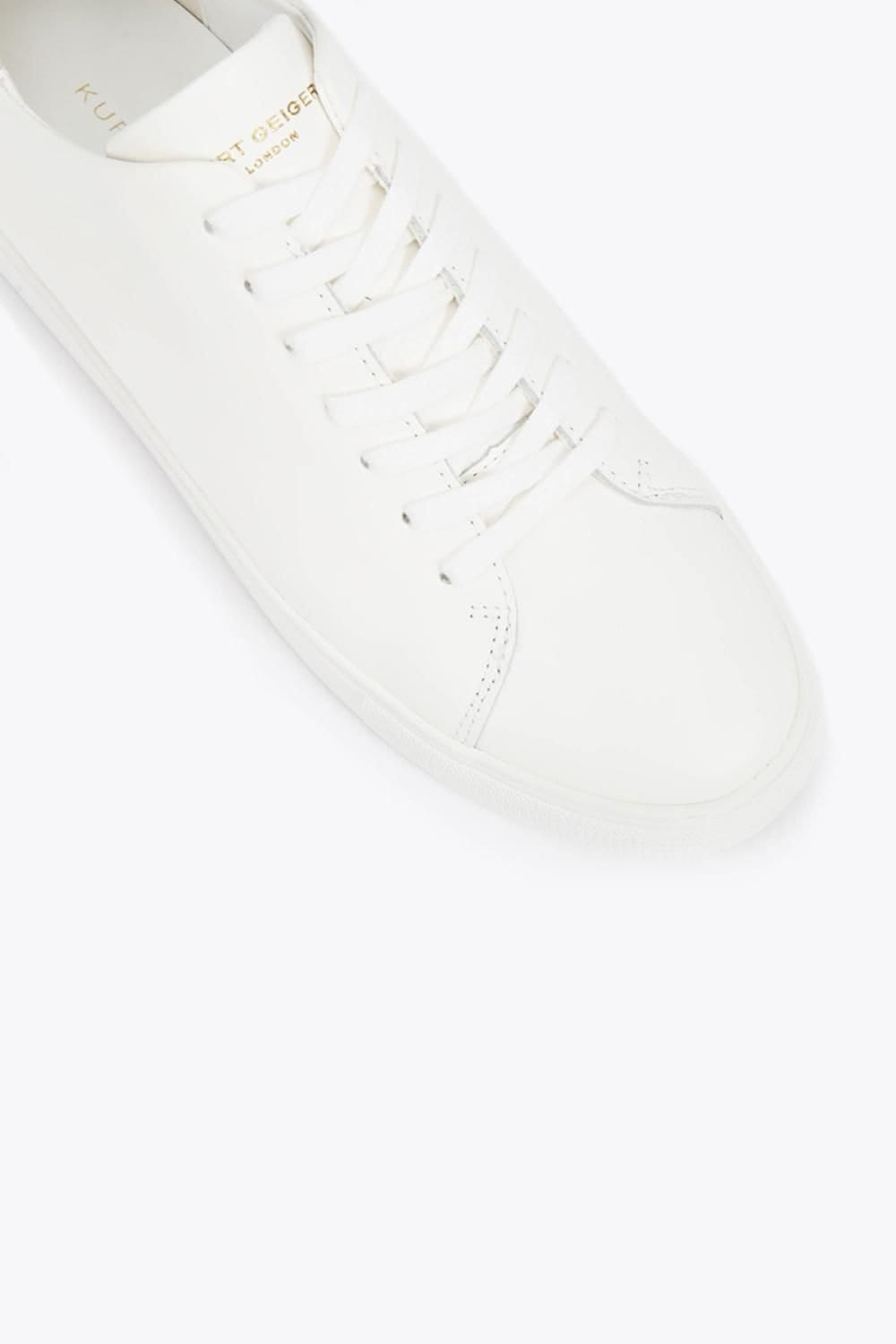 Kurt Geiger London Kurt Geiger London Men's 'Lennon' Leather Trainers in White - 4