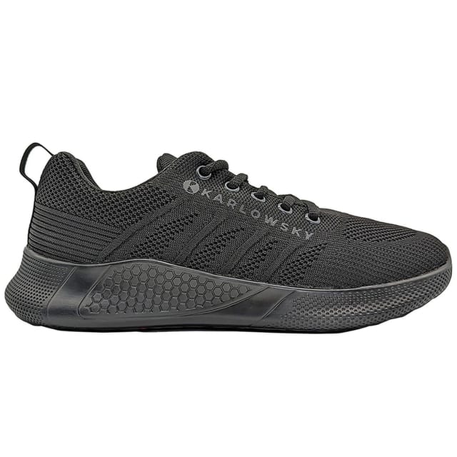 Karlowsky Karlowsky Men's Soft-Run Work Trainers in Black - 3
