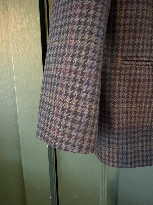Diesel Vintage Diesel Wool Blend Blazer | Size 10 | Houndstooth Check
